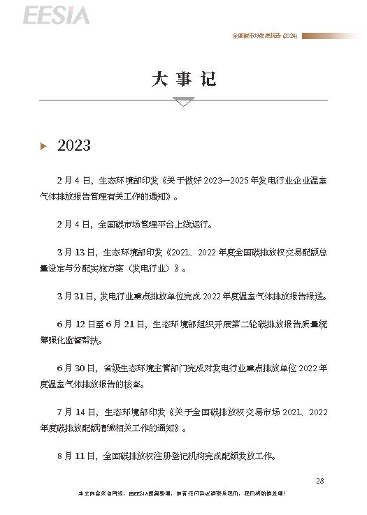 重磅！生态环境部发布《全国碳市场发展报告（2024）》！（附报告全文）