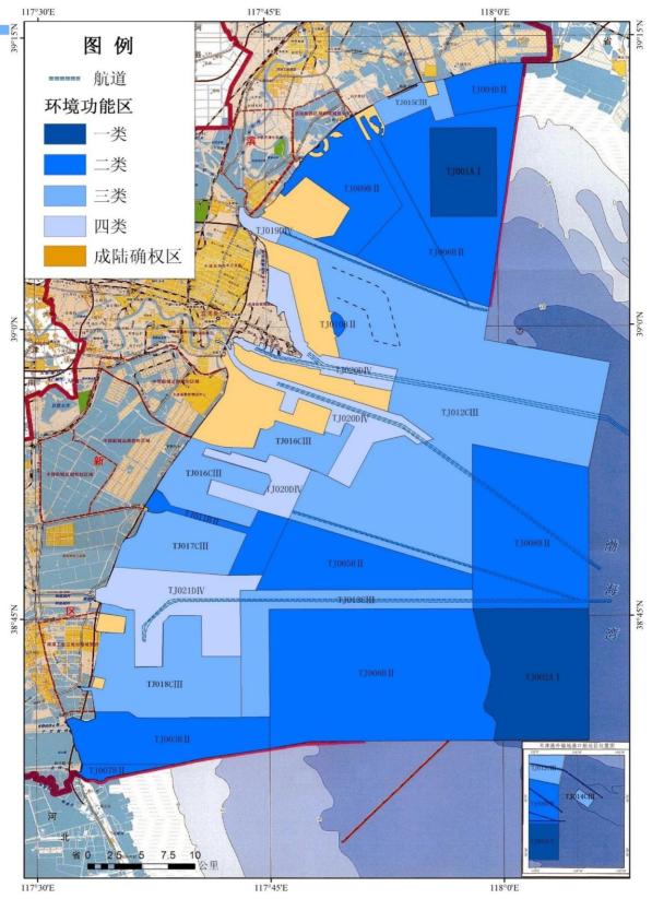 市生态环境局关于印发《天津市近岸海域环境功能区划调整方案》的通知 000014349MB16723273/2020-01652天津市生态环境局津环规范〔2019〕5号生态环境保护环境综合管理有效