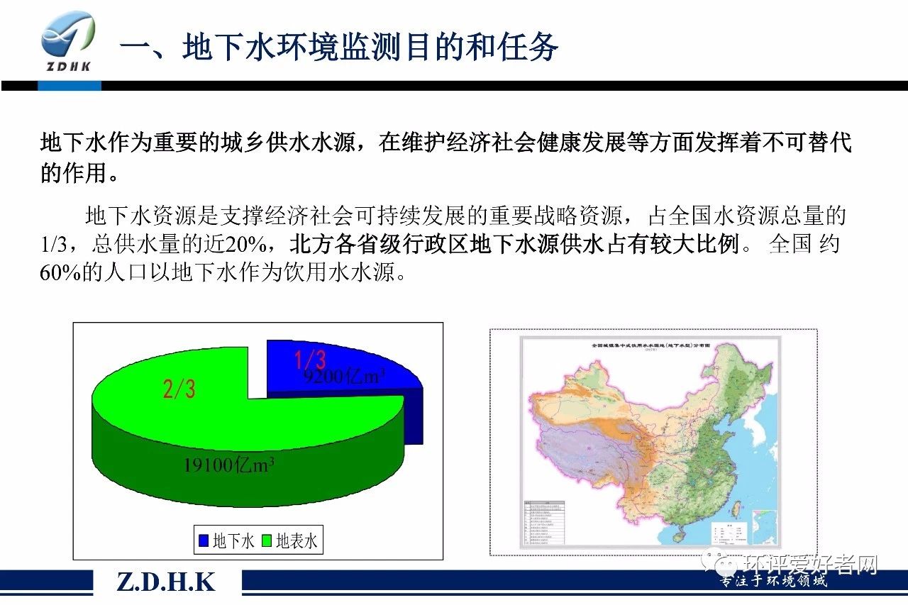 PPT|地下水环境监测技术与监测系统建设